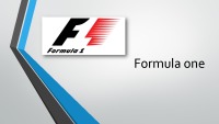 Formula one 1 presentation 1