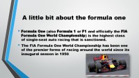 Formula one 1 presentation 2