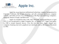 Apple company advertising slides 2