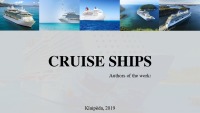 Cruise ships slides 1