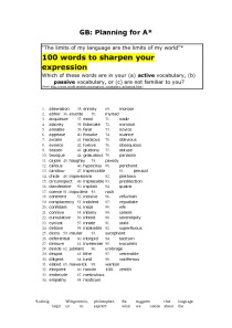 100 words to sharpen your English expression 1