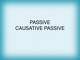 English: Passive and causative passive