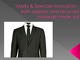 Marks & Spencer innovation - from organic and recycled materials made suit