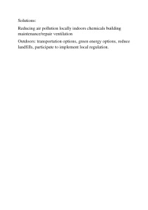 Air pollution problems essay 2