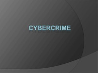 Cyber crime slides 1