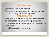 Slides about Essay writing 3