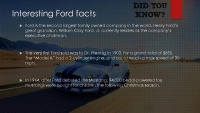 Slides about Ford 3