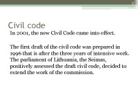 What is civil law? 3