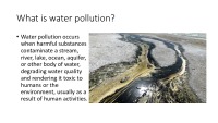 Slides about water pollution 2