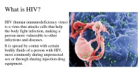 Human immunodeficiency virus (HIV) presentation 2