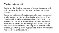 Statin medications Statins presentation 3