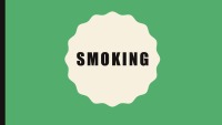 Slides about Smoking 1