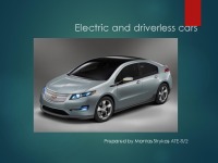 Electric and driverless cars slides 1