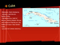 Slides on Cuba 2