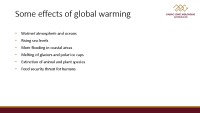 Solutions to global warming 3