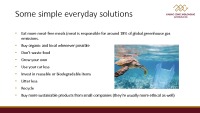 Solutions to global warming 4