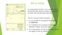 Import/export procedures and documentation 6