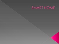 Slides about Smart home 1