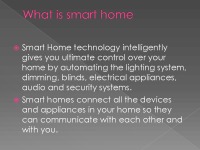 Slides about Smart home 2