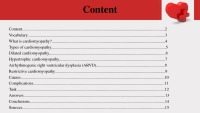 Cardiomyopathy slides PPT 2