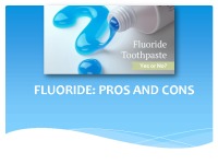 Fluoride pros and cons 1