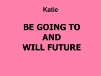 Learning English: Be going to and will future 1