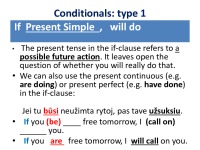 Learning English slides: Conditionals all types 3