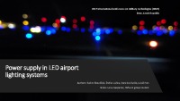 Power supply in LED airport lighting systems 1