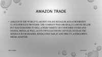 PPT Slides about Amazon trade 2