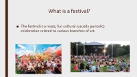 Festivals presentation 2