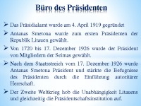 Büro des Präsidenten der Republik Litauen 3