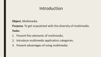 Slides on Multimedia 2