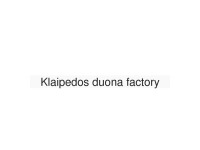 Klaipėdos duona factory 1