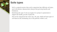 Comparisons of two soils 3