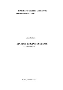 Marine engine systems 1