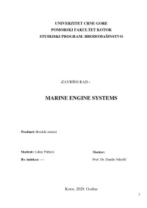 Marine engine systems 2