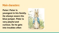 Slides about book: Beatrix Potter book „The Tale of Peter Rabbit and Others“ 3