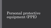 Personal protective equipment slides 1