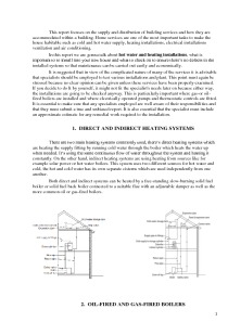 Report writing, home Services (utilities) 2