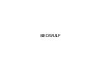 Beowulf project 1