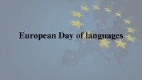 European Day of languages slides 1