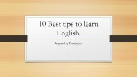 10 Best tips to learn English 1