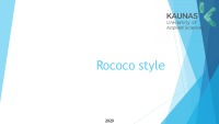 Rococo style 1