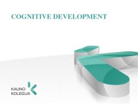 Cognitive development 1