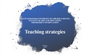 Teaching strategies 1