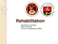 Rehabilitation equipment 1