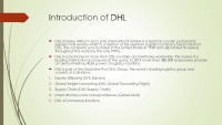 Marketing plan of DHL 2