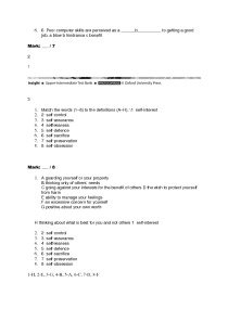 Vocabulary and Grammar Test Unit 1 Test B 2