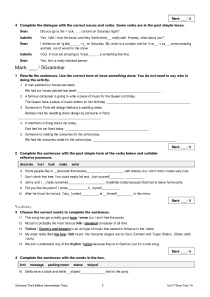 English Solutions Third Edition Intermediate short test unit 7 2