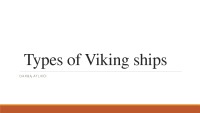 Types of Viking ships 1